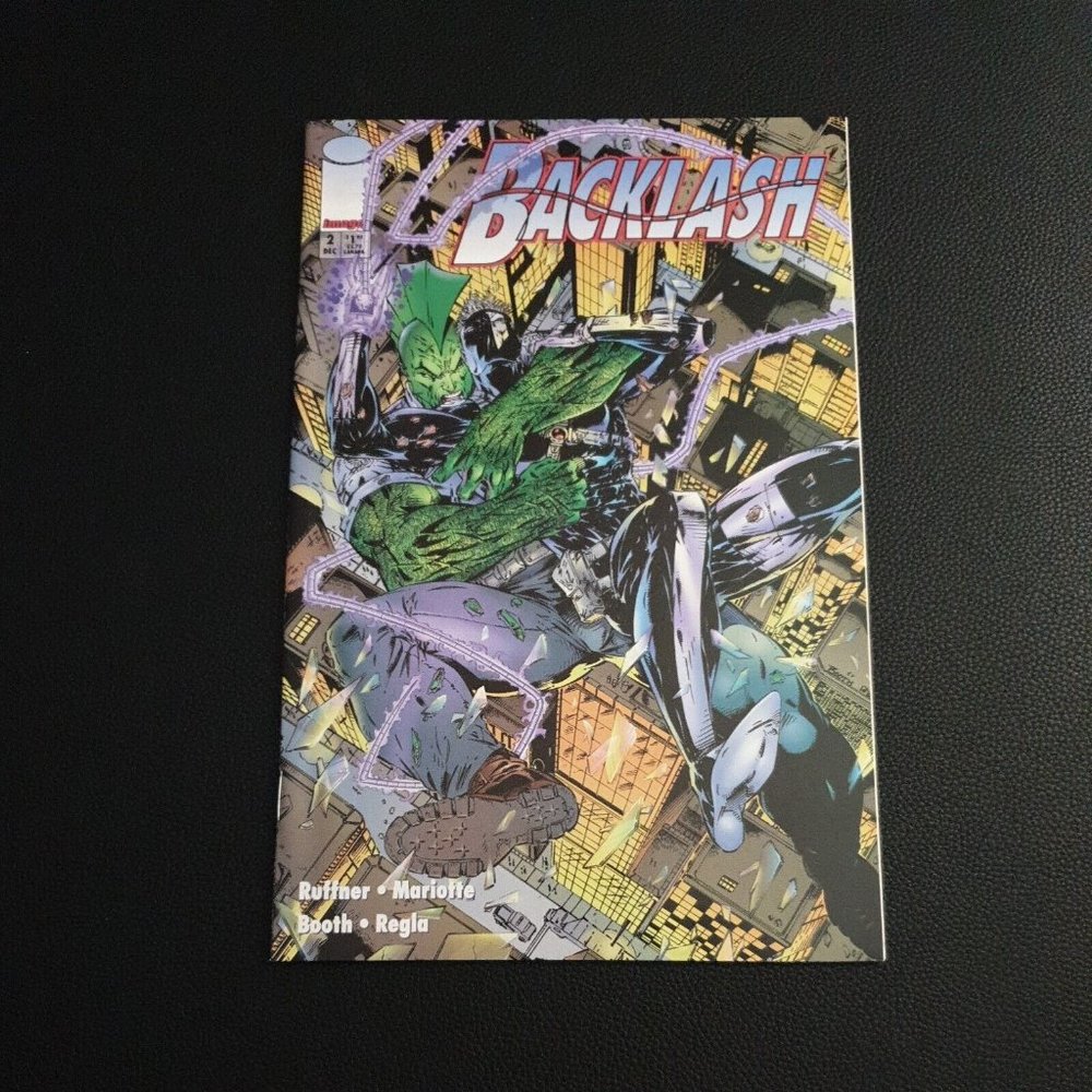 Image Comics Backlash 2 Dec 1994 Book Collector Ruffner Mariotte Booth Bagged